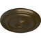 Ekena Millwork Devon Ceiling Medallion (Fits Canopies up to 3 5/8"), Hand-Painted Brass, 15 3/4"OD x 1 1/2"P CM15DEBRS - alternate 3